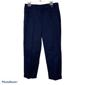 RGT Blue Flat Front Capri Pants 8